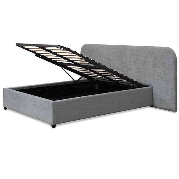 Greta King Bed Frame - Flint Grey