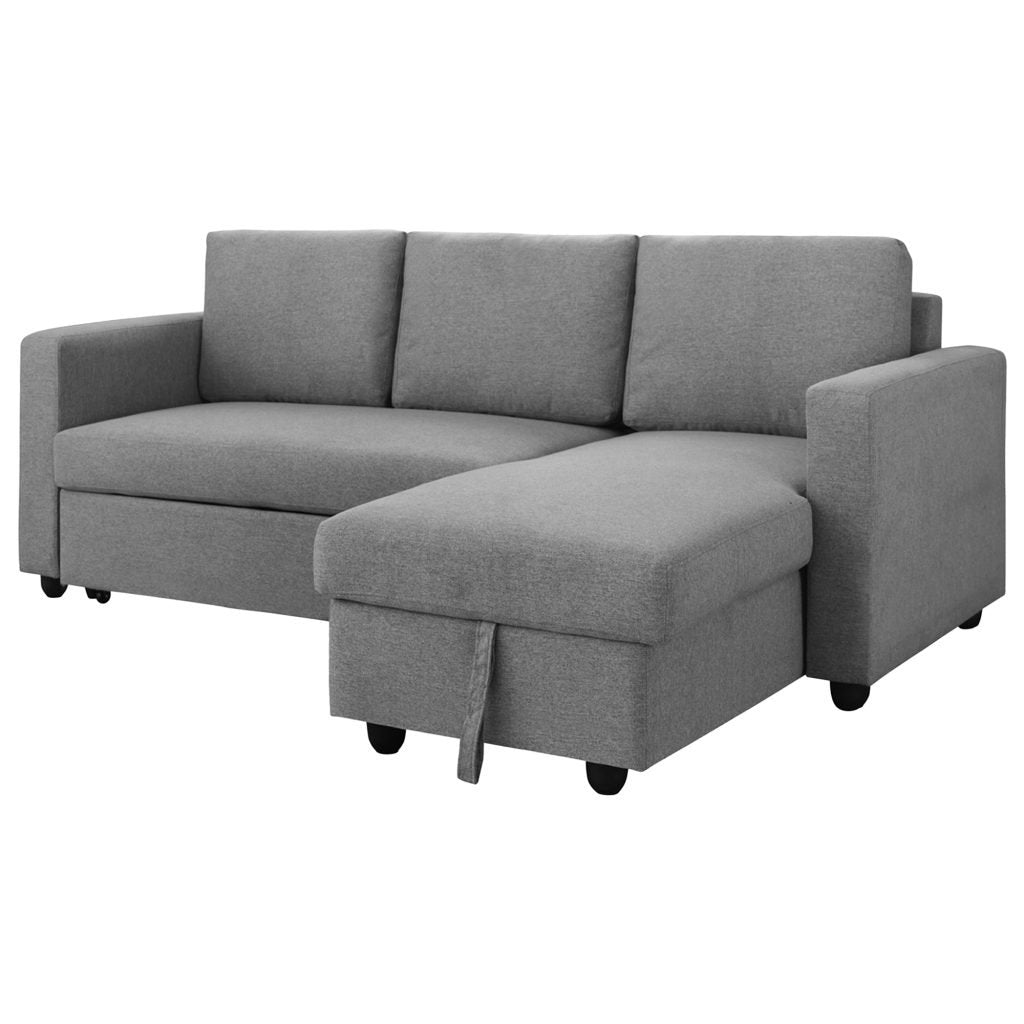 Grey Yarra 3 Seater Sofa Bed