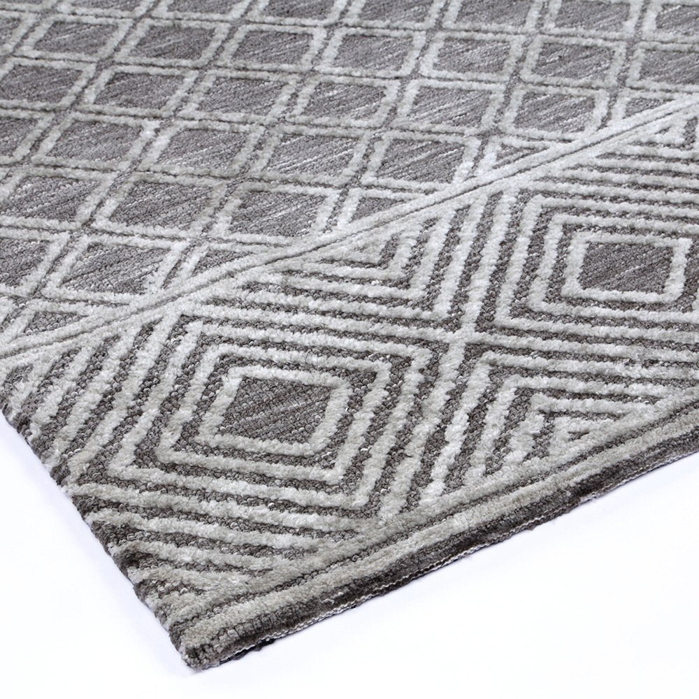 Grey Carlisle Hand-Tufted Rug