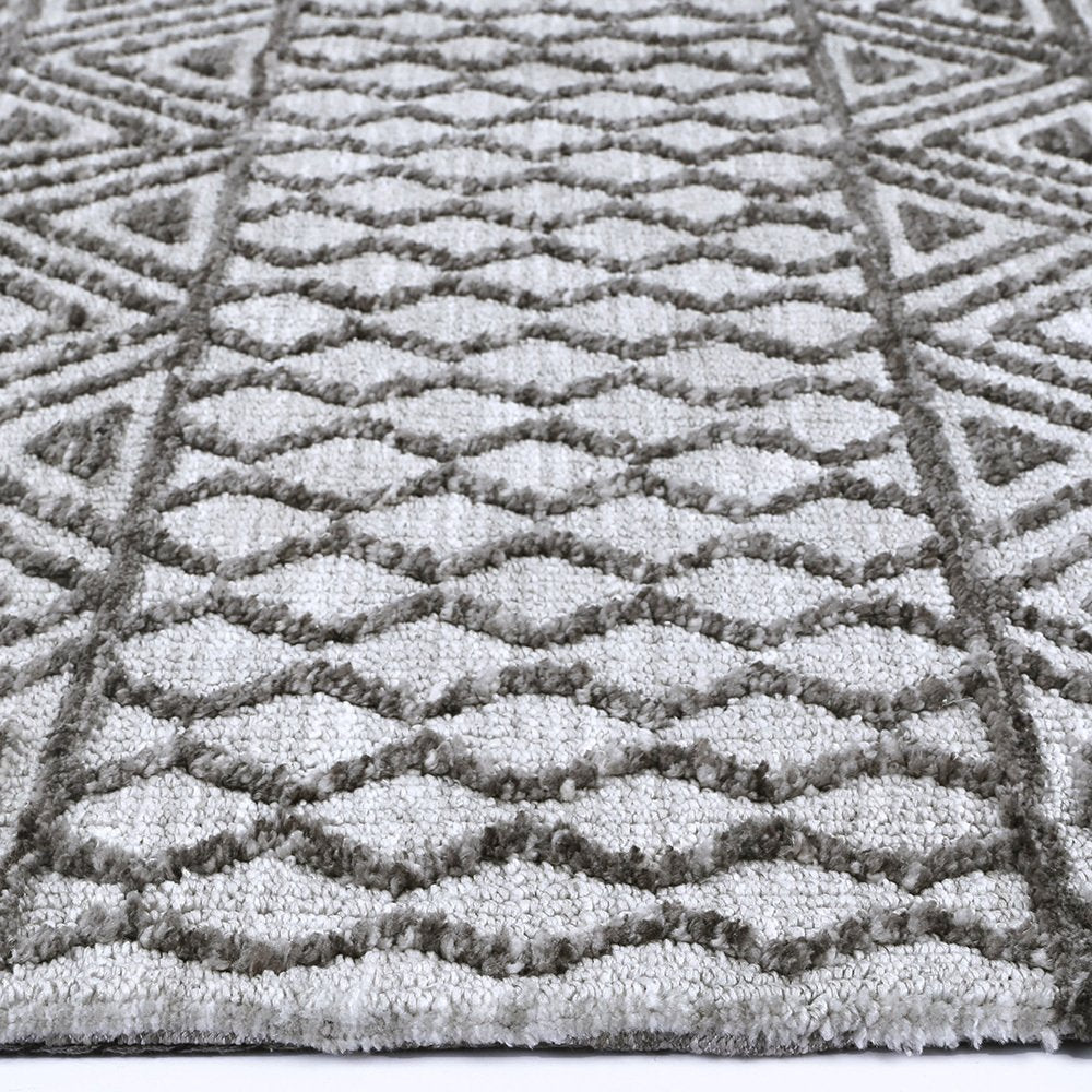 Grey Isla Hand-Tufted Rug