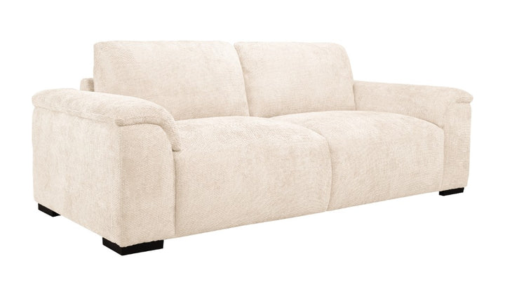 Guyra 2 Seater Fabric Sofa - Light Beige