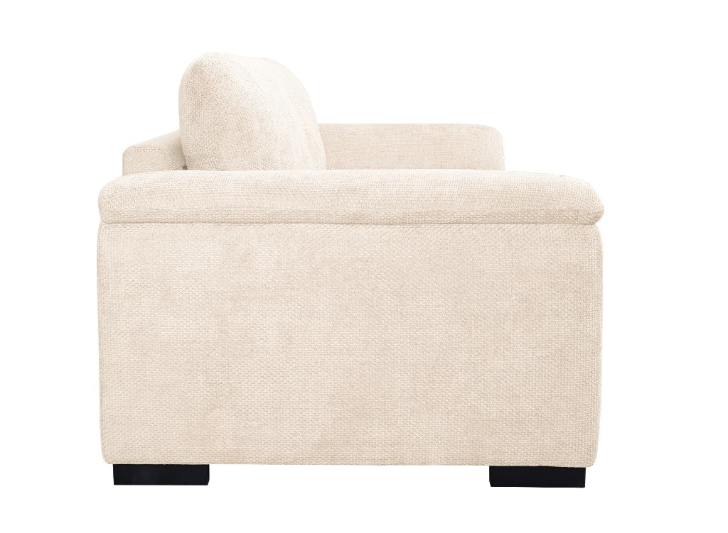 Guyra 2 Seater Fabric Sofa - Light Beige