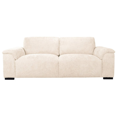 Guyra 3 Seater Fabric Sofa - Light Beige