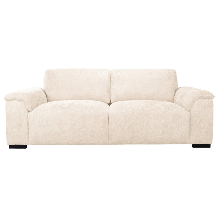 Guyra 3 Seater Fabric Sofa - Light Beige