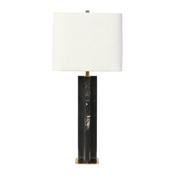 Gwen Stone Table Lamp - Onyx