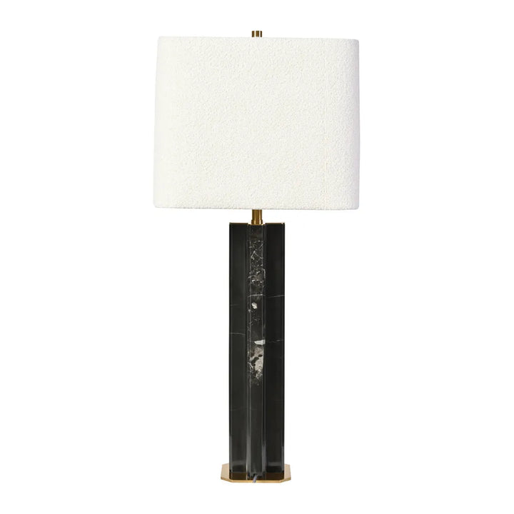 Gwen Stone Table Lamp - Onyx