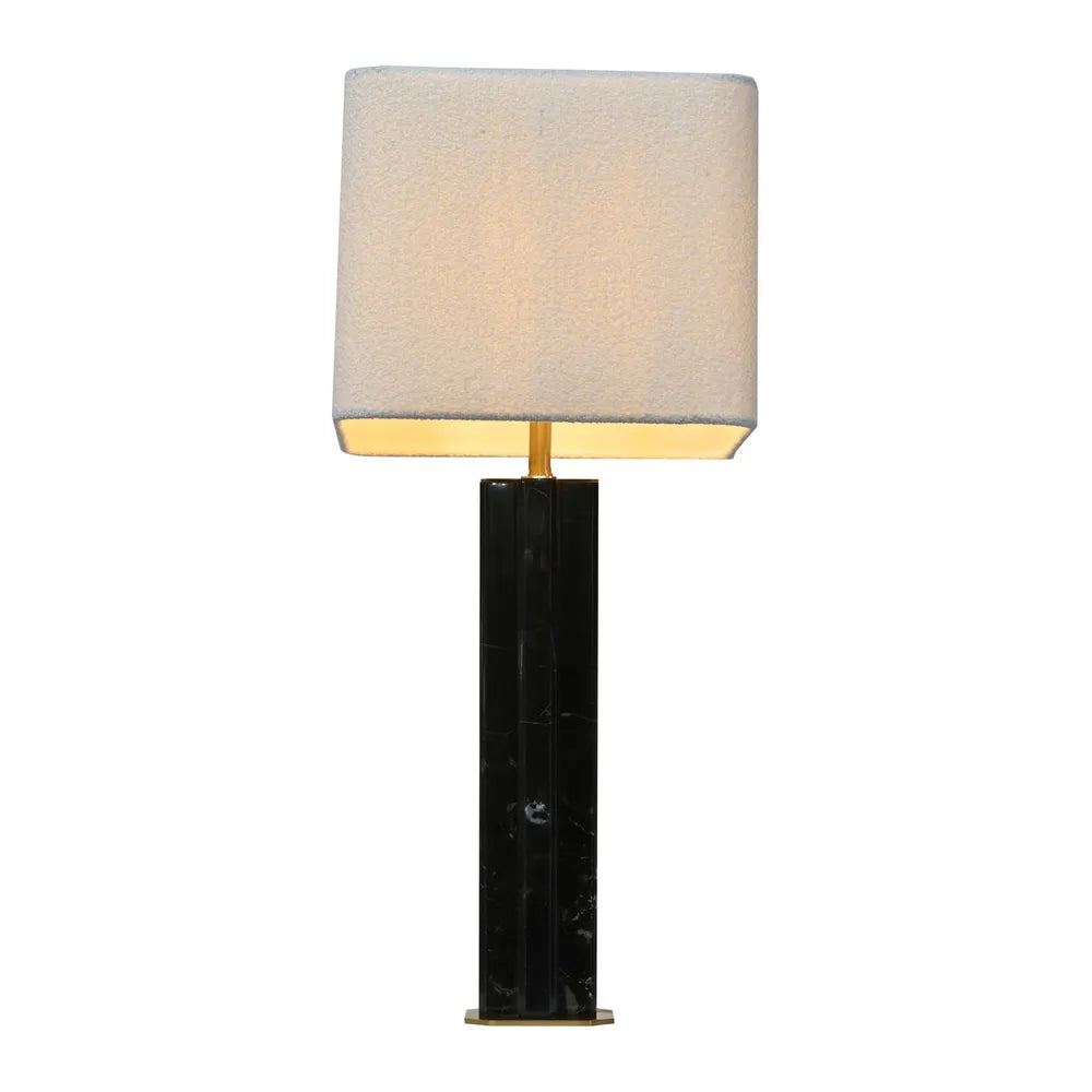 Gwen Stone Table Lamp - Onyx