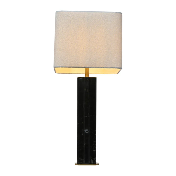 Gwen Stone Table Lamp - Onyx