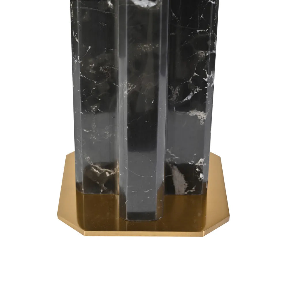 Gwen Stone Table Lamp - Onyx