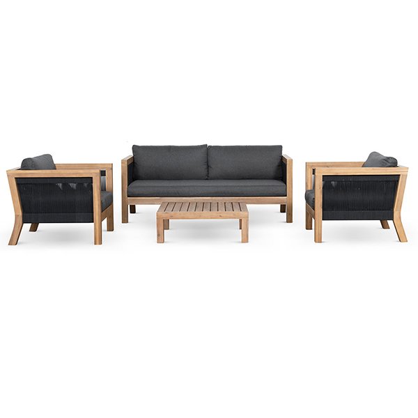 Halle 4pcs Outdoor Lounge Set