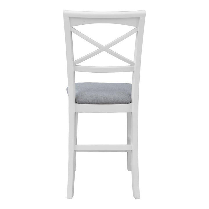Hampton White Timber Bar Stool