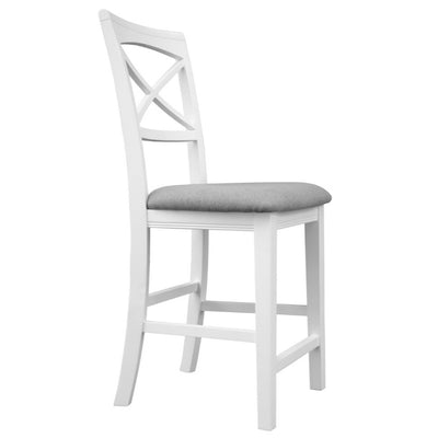 Hampton White Timber Bar Stool