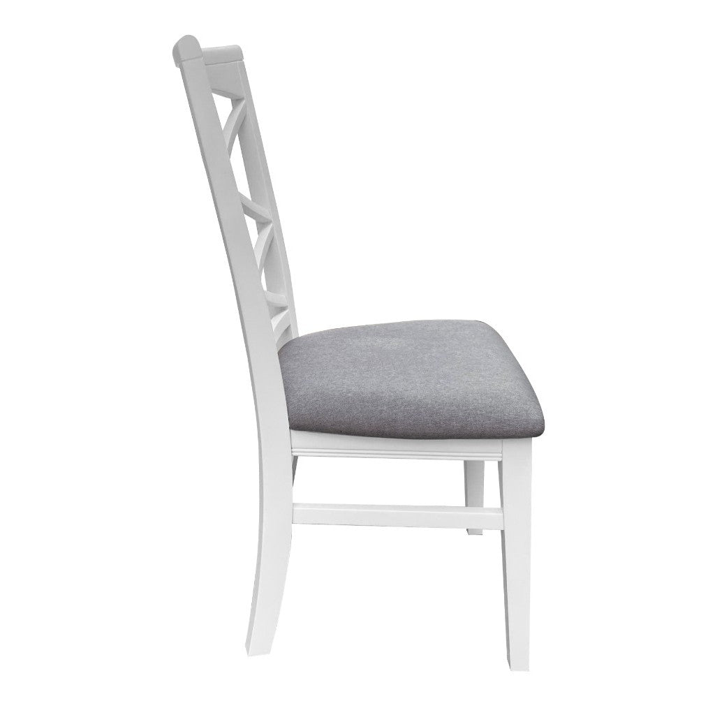 Hampton White Timber Dining Chair