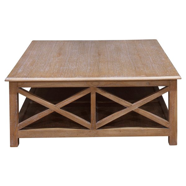 Hamptons Coffee Table - Weathered Oak