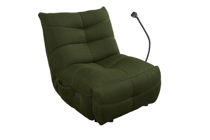 Hardcore Gaming Chair with Power Recliner - Army Green