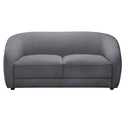 Harper Fabric 2 Seater Sofa - Dark Grey