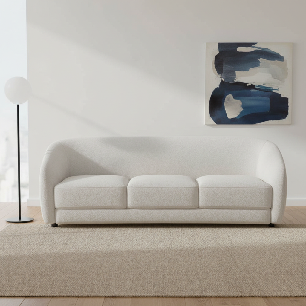 Harper Fabric 3 Seater Sofa