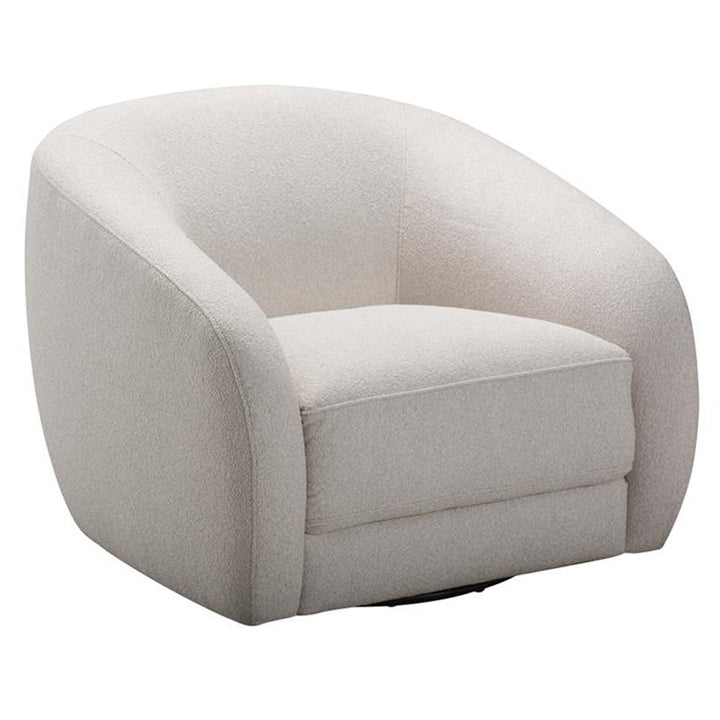 Harper Swivel Fabric Armchair