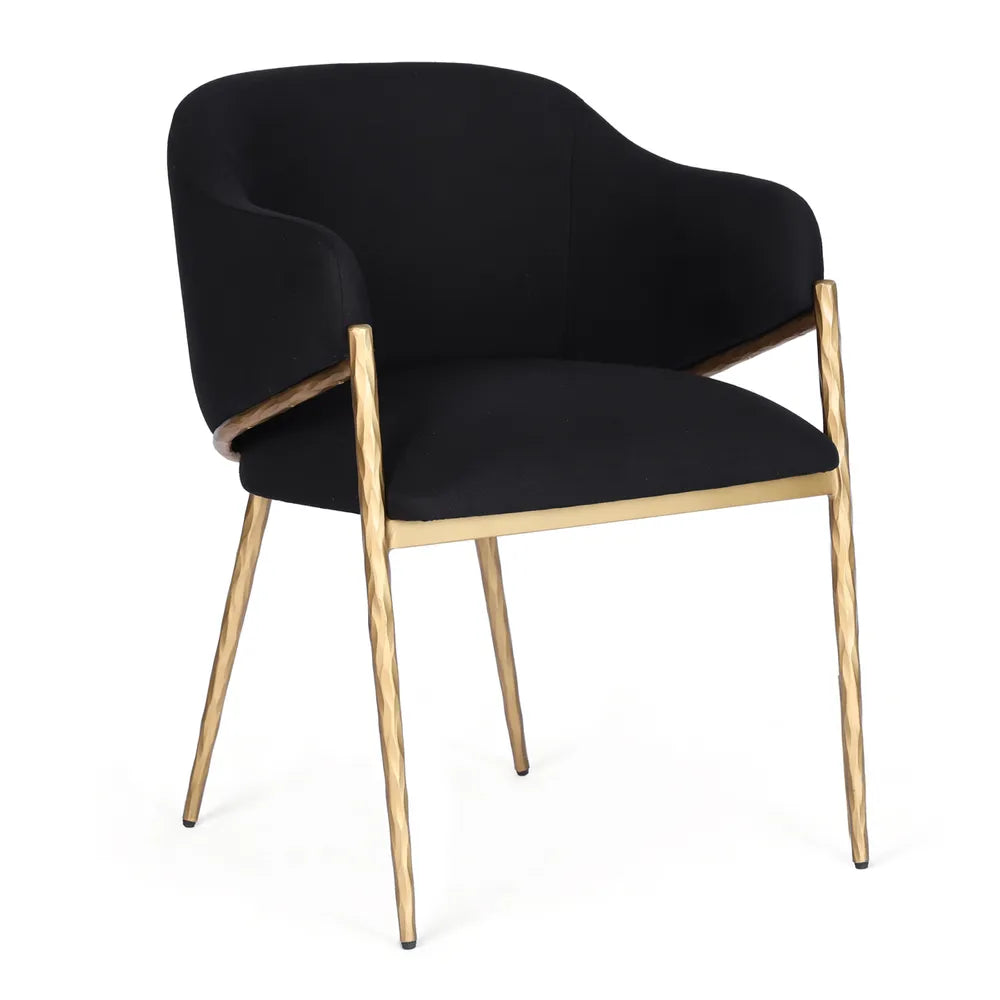 Hawkesbury Dining Chair with Arms - Black
