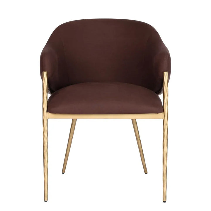 Hawkesbury Dining Chair with Arms - Chocolate