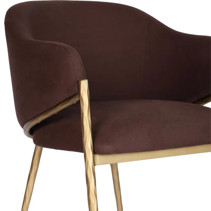 Hawkesbury Dining Chair with Arms - Chocolate