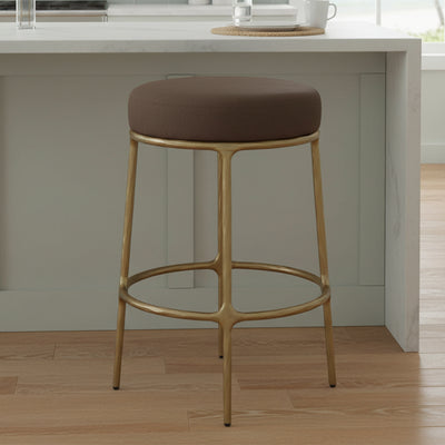 Hawkesbury Kitchen Stool - Brown