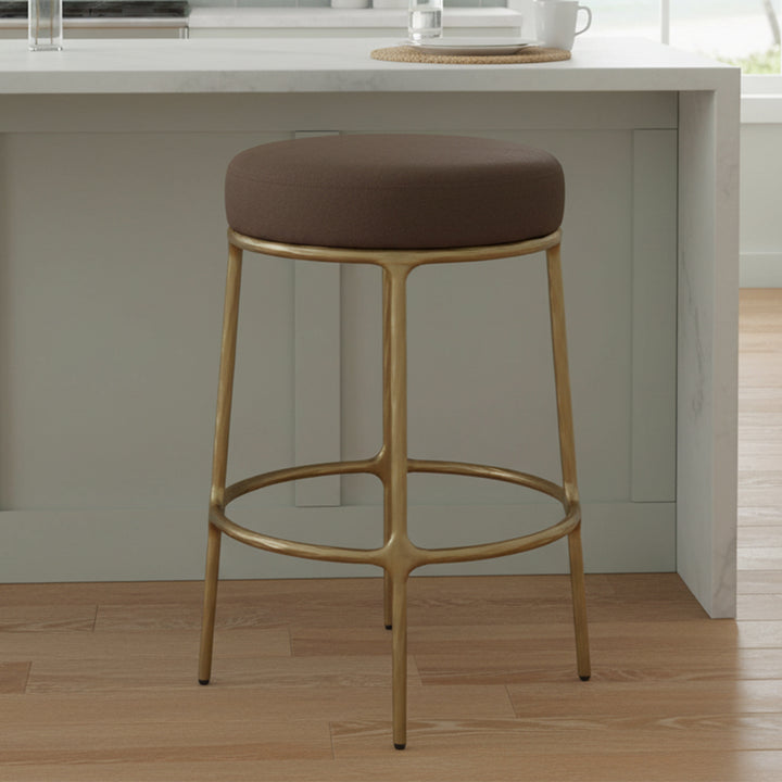 Hawkesbury Kitchen Stool - Brown