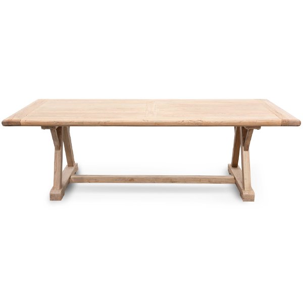 Hercules 2.4m Reclaimed Elm Wood Dining Table