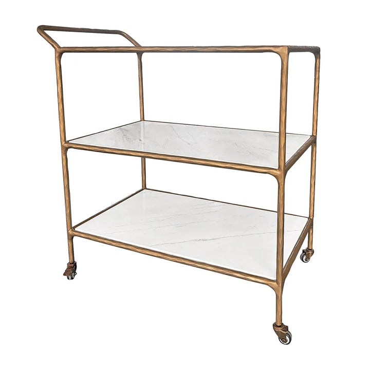 Hailey Marble Bar Cart