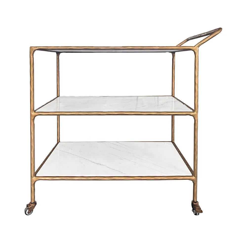 Hailey Marble Bar Cart