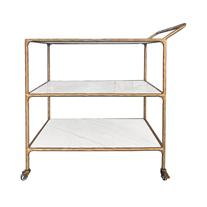 Hailey Marble Bar Cart