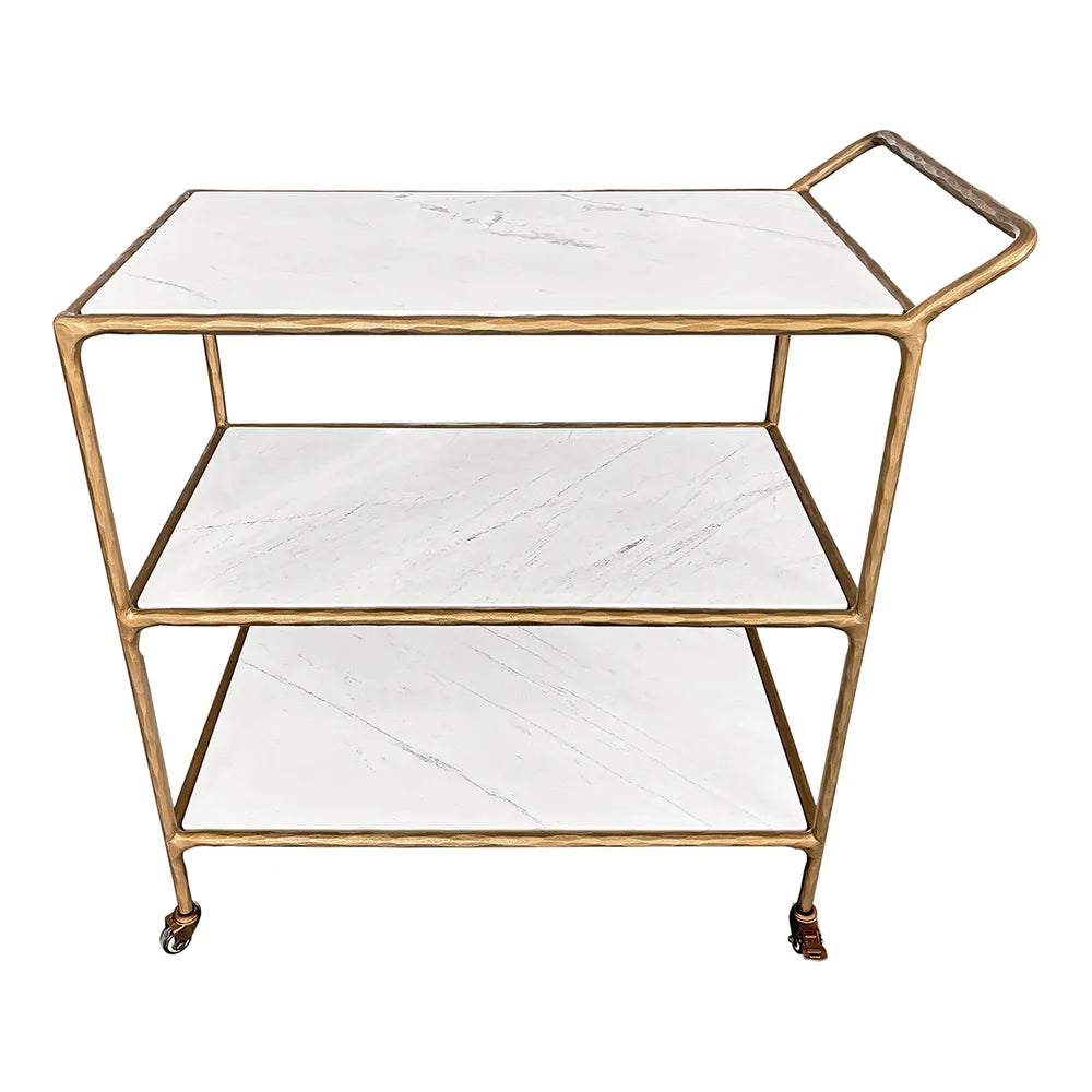 Hailey Marble Bar Cart