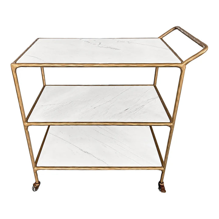 Hailey Marble Bar Cart