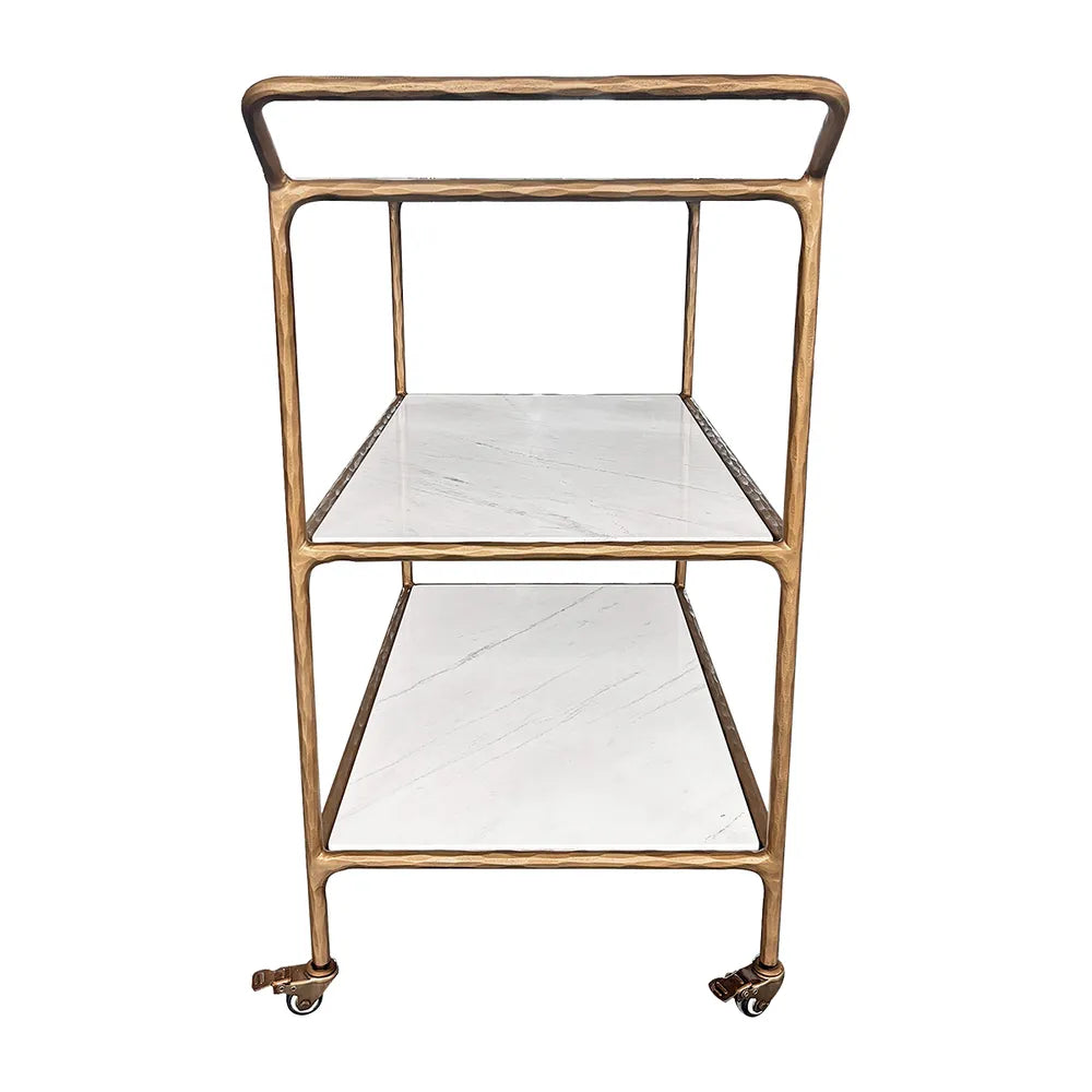 Hailey Marble Bar Cart