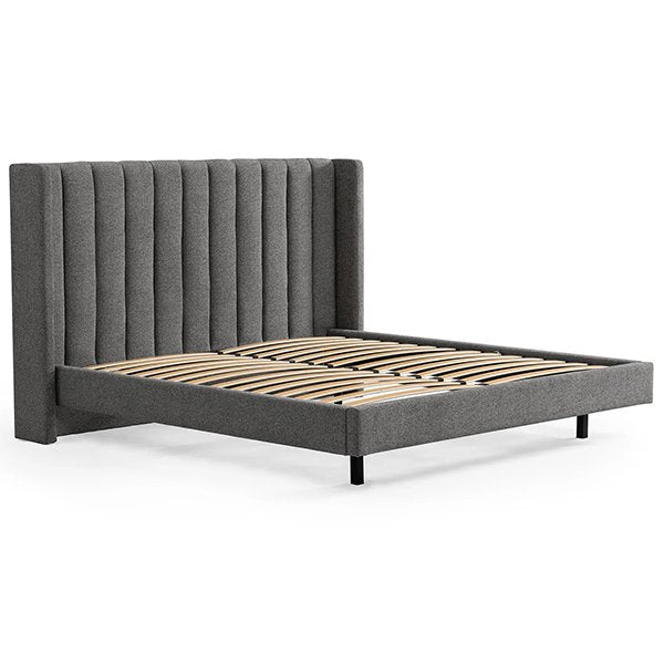 Hillsdale King Bed Frame - Spec Charcoal