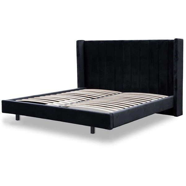 Hillsdale Queen Bed Frame - Black Velvet