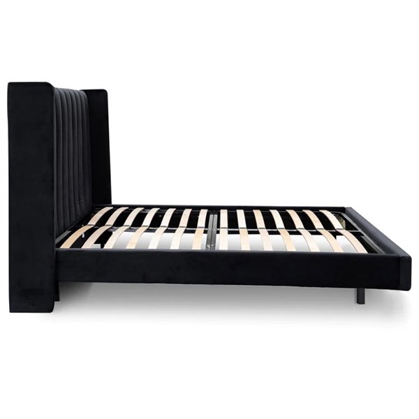 Hillsdale Queen Bed Frame - Black Velvet