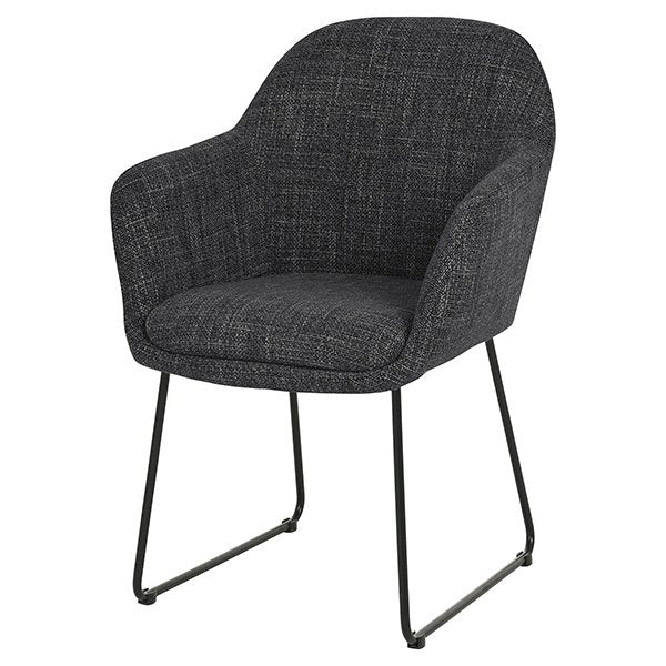 Allison Upholstered Dining Chairs (Set of 2) - Black