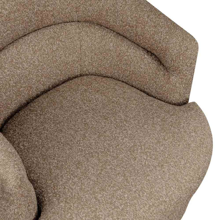 Holly Swivel Arm Chair - Cocoa Mocha