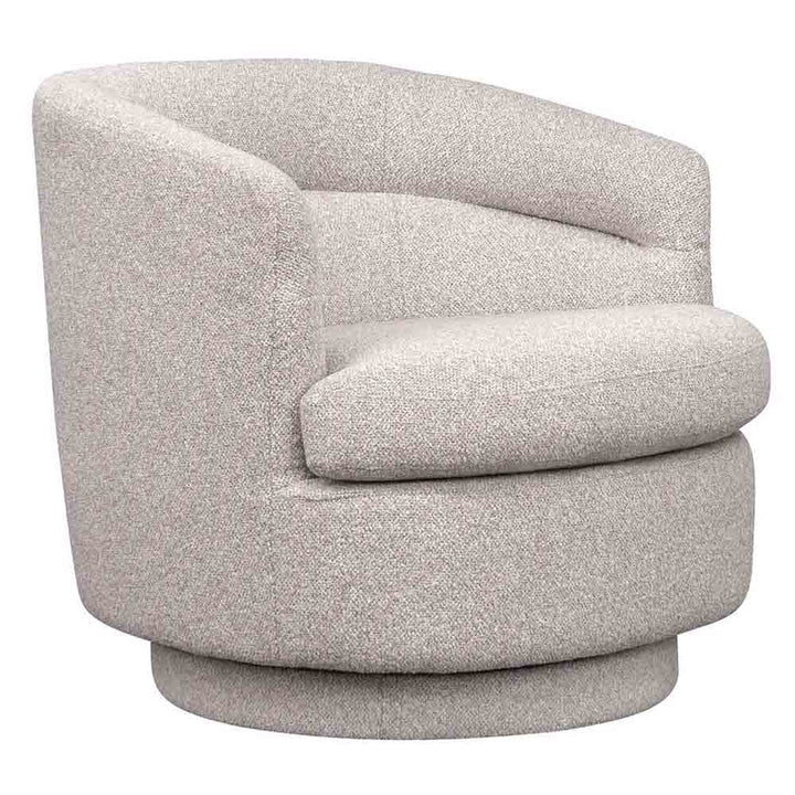 Holly Swivel Arm Chair - Warm Grey