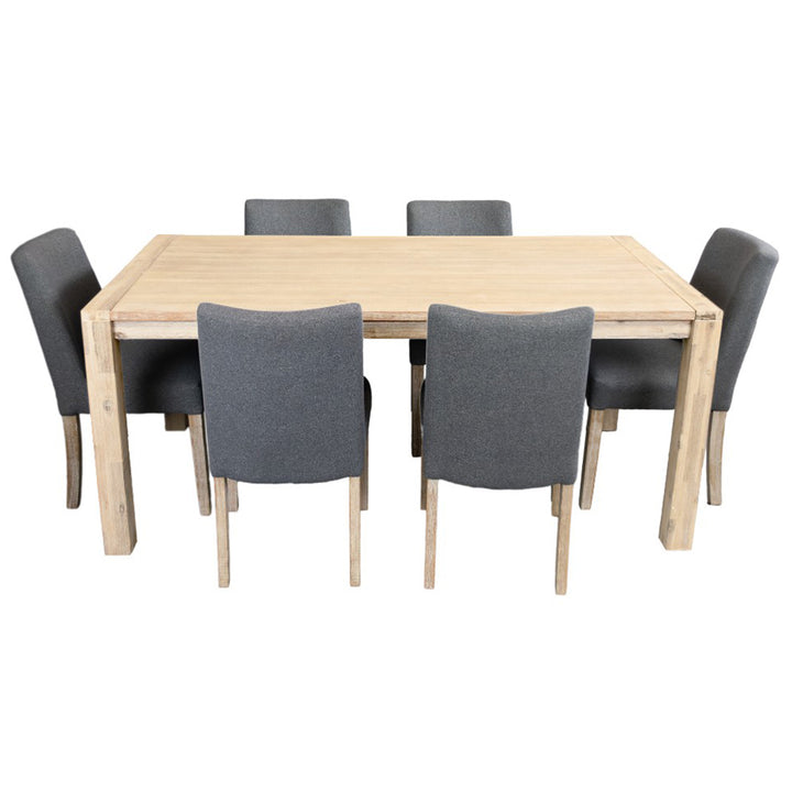 Horatio Solid Timber 7 Piece Dining Suite