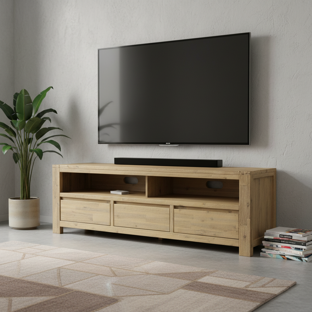 Aris Solid Timber TV Entertainment Unit | Cassa Vida