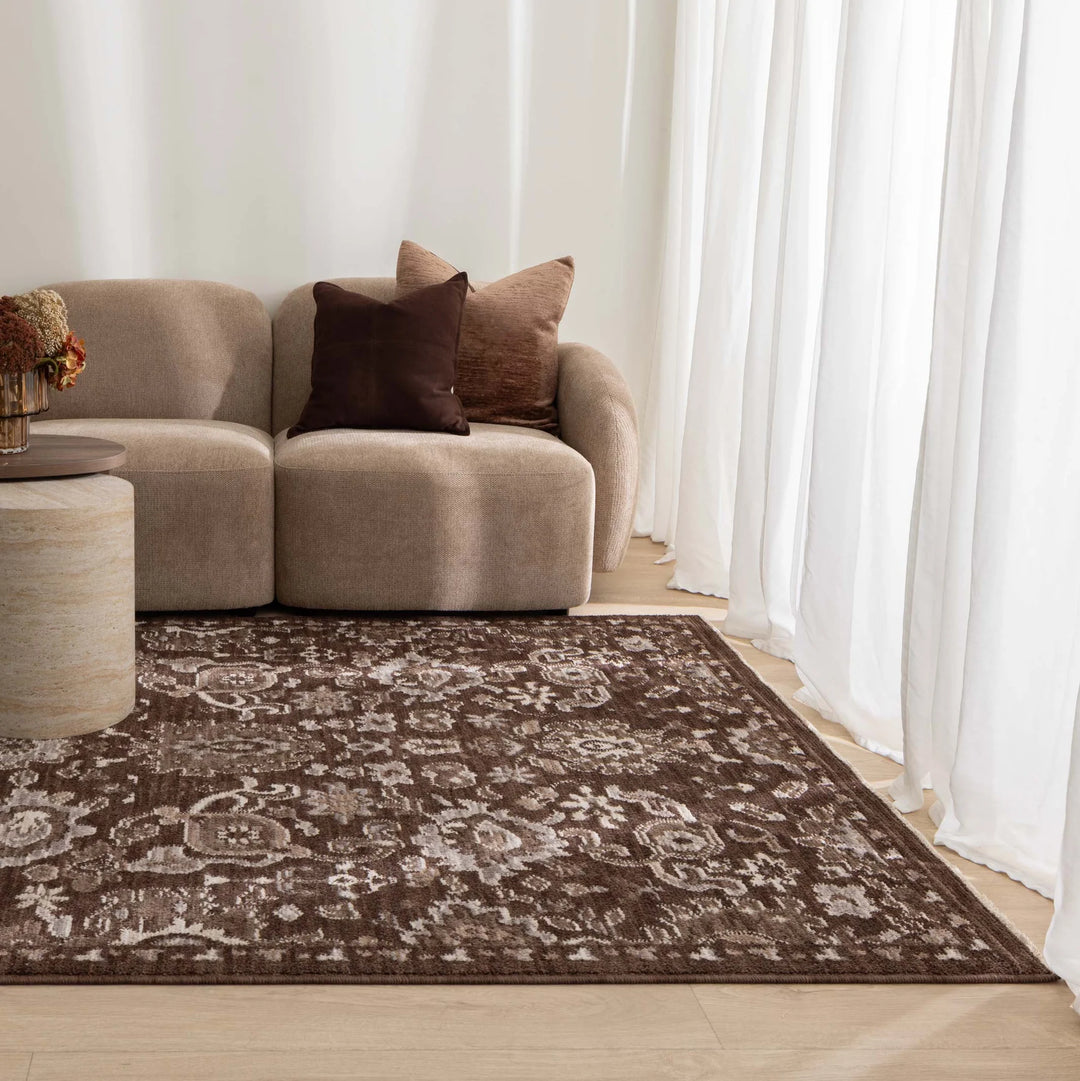 Horizon Brown Traditional Rug