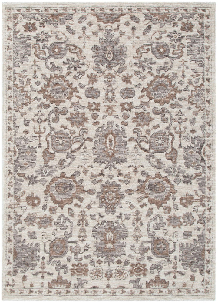 Horizon Grey Beige Traditional Rug