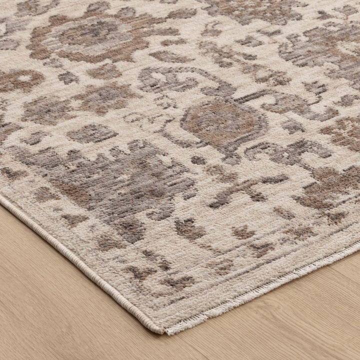 Horizon Grey Beige Traditional Rug