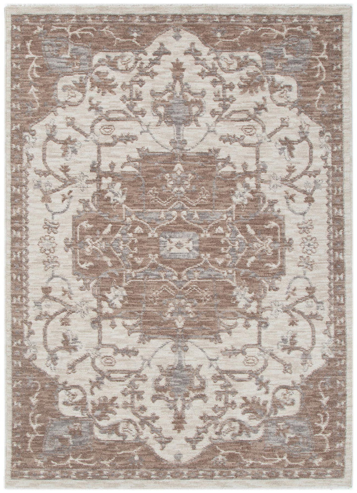 Horizon Ivory Beige Medallion Rug
