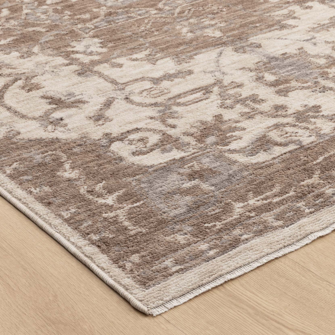 Horizon Ivory Beige Medallion Rug