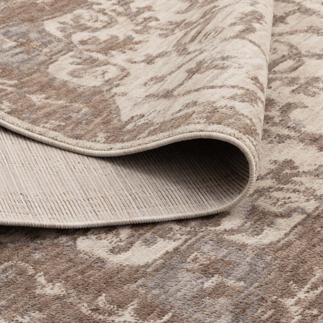 Horizon Ivory Beige Medallion Rug
