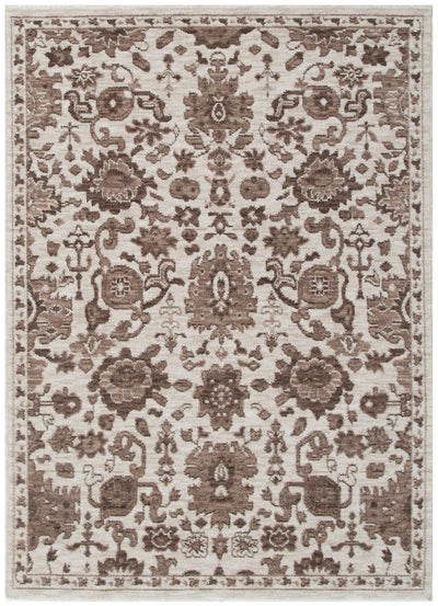 Horizon Ivory Brown Traditional Rug