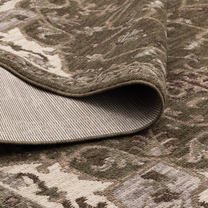 Horizon Olive Green Medallion Rug